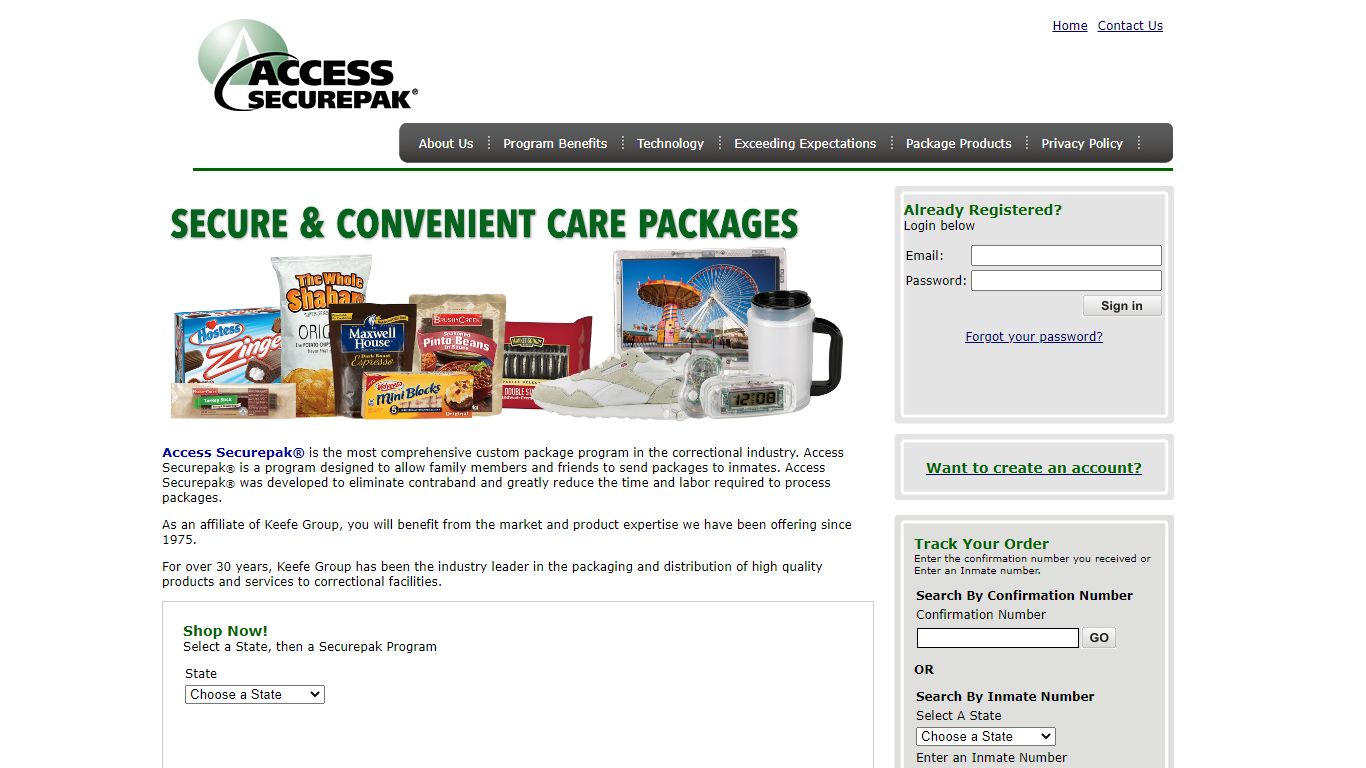 Z - Pinellas County Package Program - FL - Access Securepak